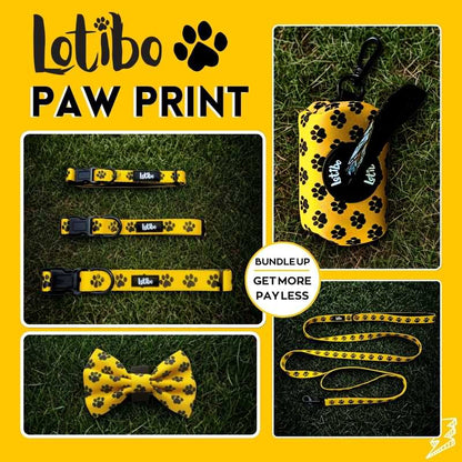 Lotibo Paw Print Dog Collar Bundle (4 Piece)