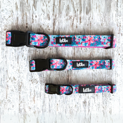 Pink & Blue Floral Collar