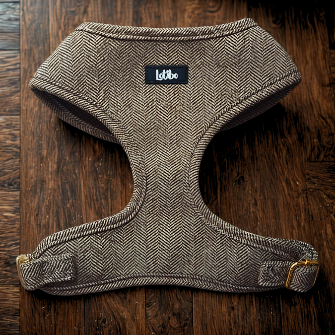 Brown Tweed Harness