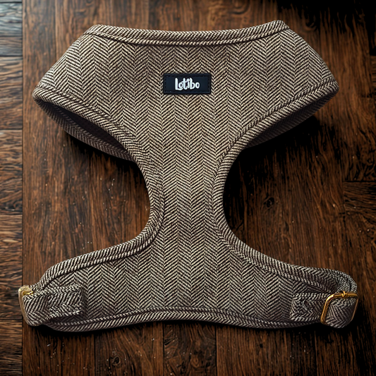 Brown Tweed Harness
